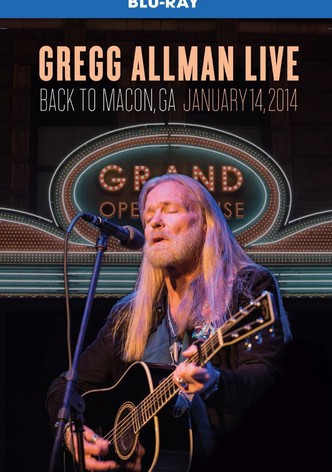 Gregg Allman Live - Back to Macon, GA