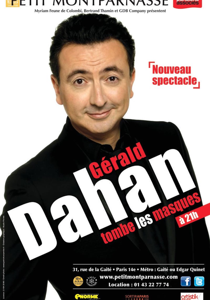 Gérald Dahan Tombe les masques