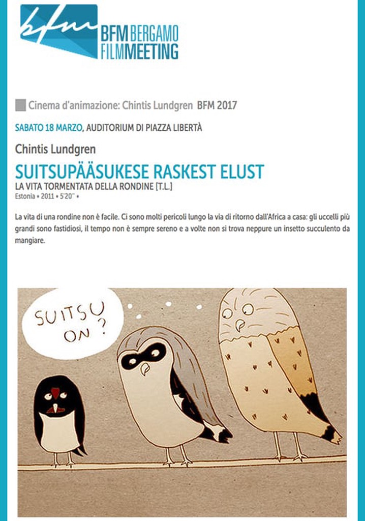 About the Hard Life of the Barn Swallow