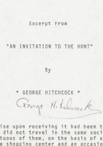 An Invitation to the Hunt