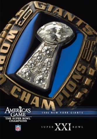 NFL: America's Game: 1986 New York Giants