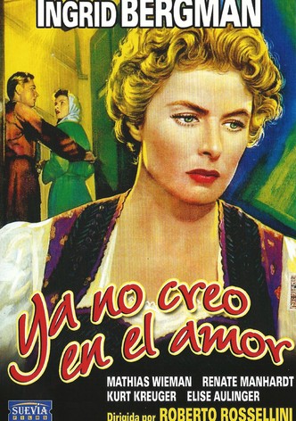 Ya no creo en el amor