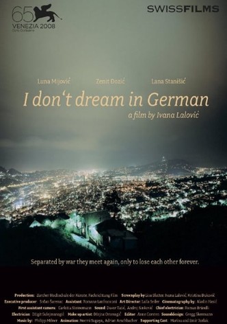 I Don't Dream in German