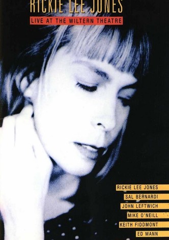 Rickie Lee Jones ‎– Live At The Wiltern Theatre