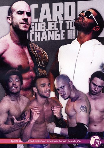 PWG: Card Subject To Change III