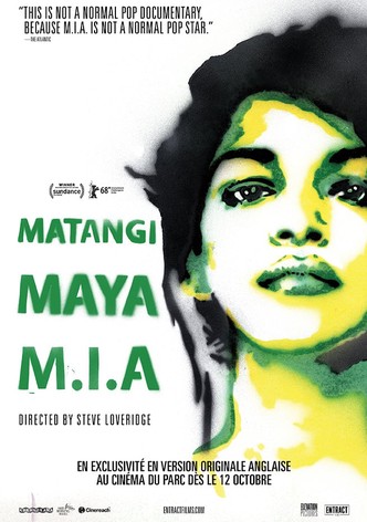 Matangi/Maya/M.I.A. - Réfugiée, activiste et popstar