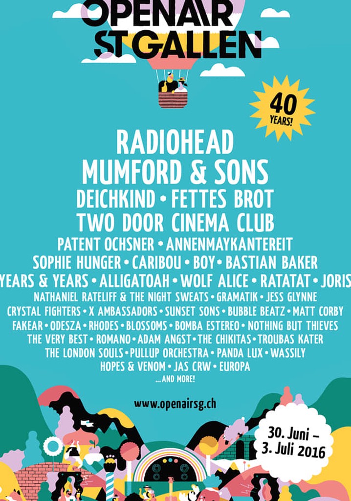 Radiohead | OpenAir, St Gallen 2016