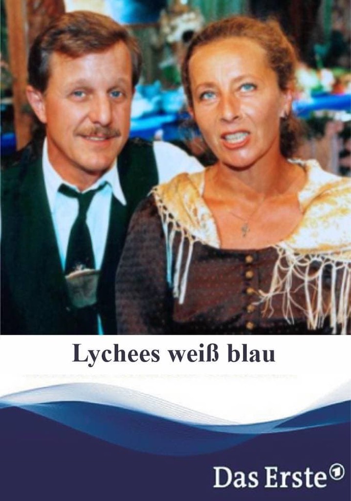 Lychees weiß blau