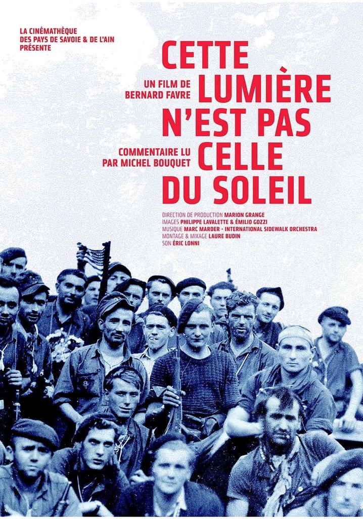 Cette lumière n'est pas celle du soleil