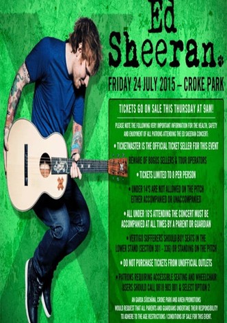 Ed Sheeran: Live in Dublin