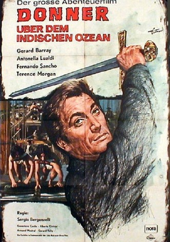 Donner über dem indischen Ozean