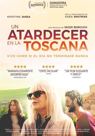 Un atardecer en la Toscana