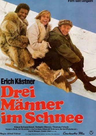 Drei Männer im Schnee