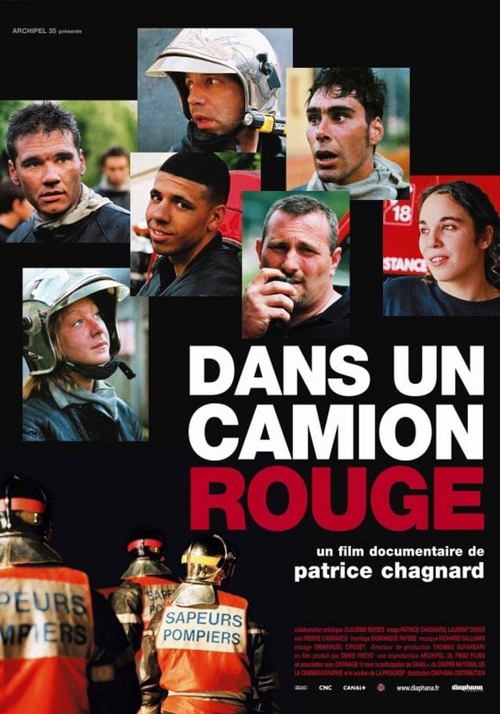 Dans un camion rouge