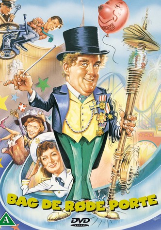 Behind the red gates