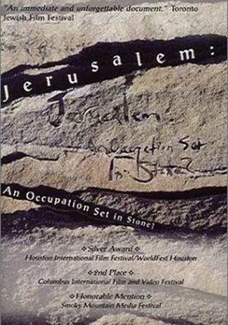 Jerusalem: An Occupation Set in Stone?