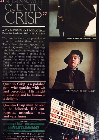 An Evening with Quentin Crisp