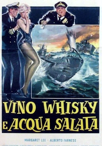 Vino, whisky e acqua salata