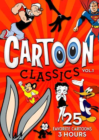 Cartoon Classics - Vol. 1: 25 Favorite Cartoons - 3 Hours
