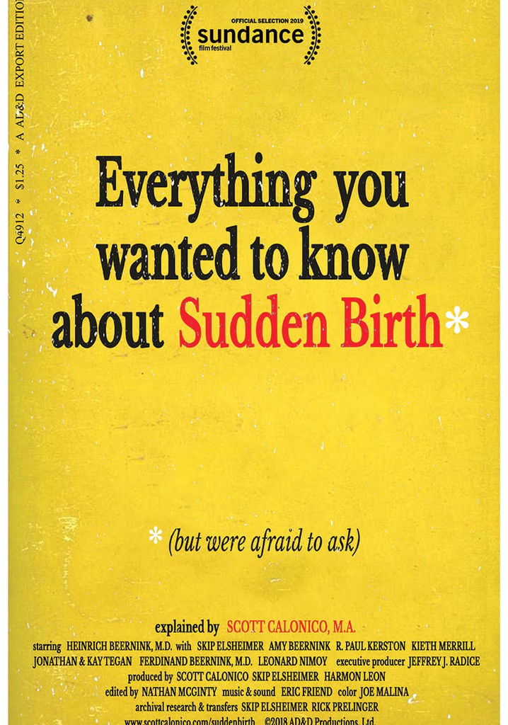 Everything You Wanted to Know About Sudden Birth (but were afraid to ask)