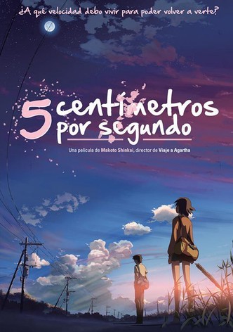 5 centímetros por segundo