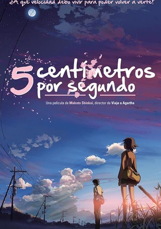 5 centímetros por segundo
