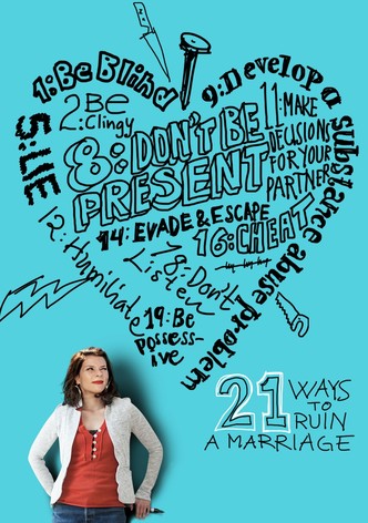 21 façons de gâcher son mariage