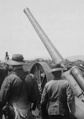 Naval Guns Firing at Colenso