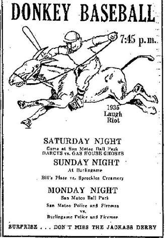 Donkey Baseball