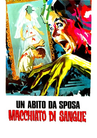 Un abito da sposa macchiato di sangue