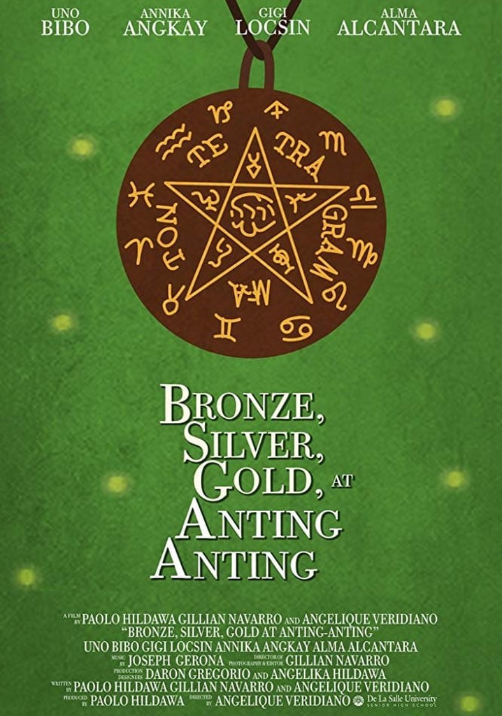 Bronze, Silver, Gold at Anting-anting