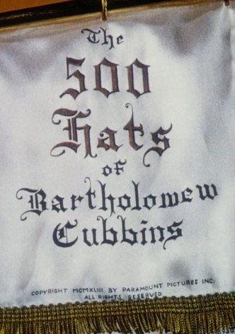 500 Hats of Bartholomew Cubbins
