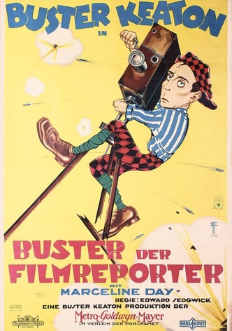 Buster Keaton, der Filmreporter