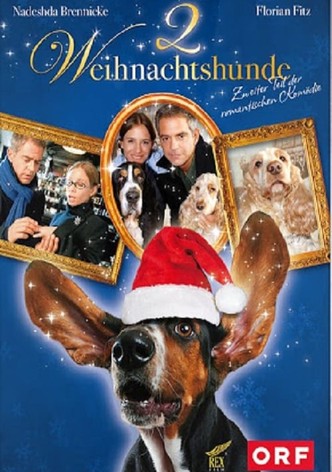 Zwei Weihnachtshunde