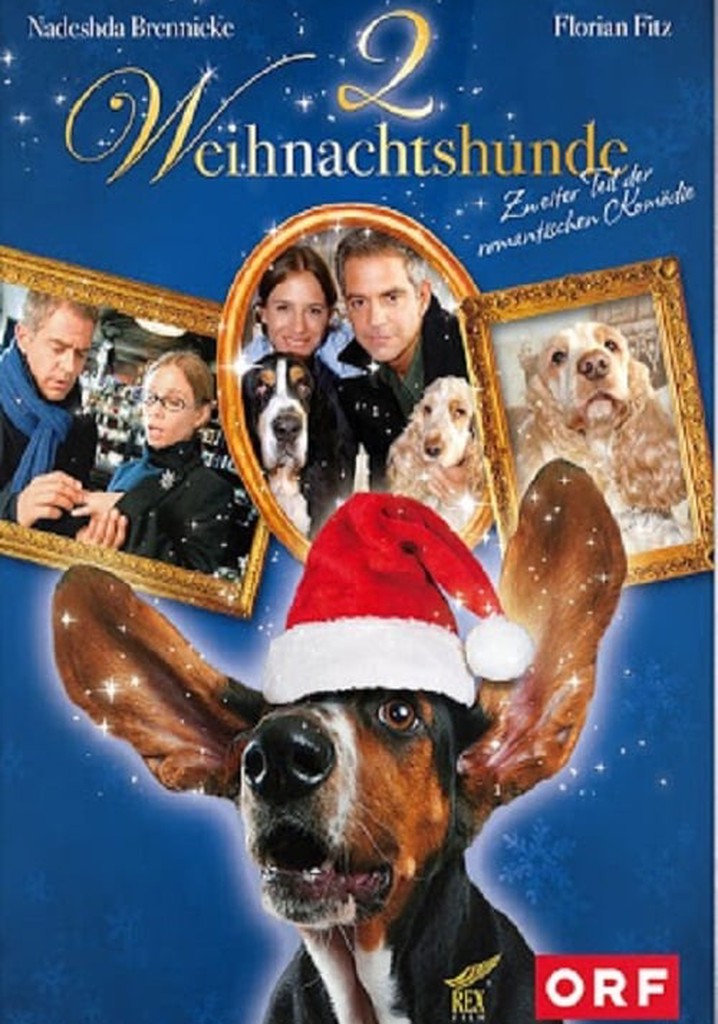 Zwei Weihnachtshunde