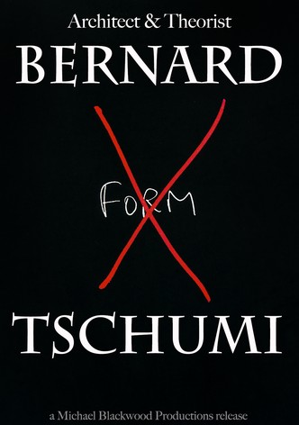 Bernard Tschumi: Architect and Theorist