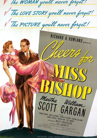 Cheers for Miss Bishop