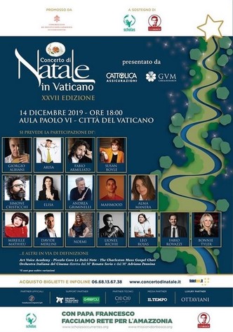 Concerto di Natale in Vaticano 2019