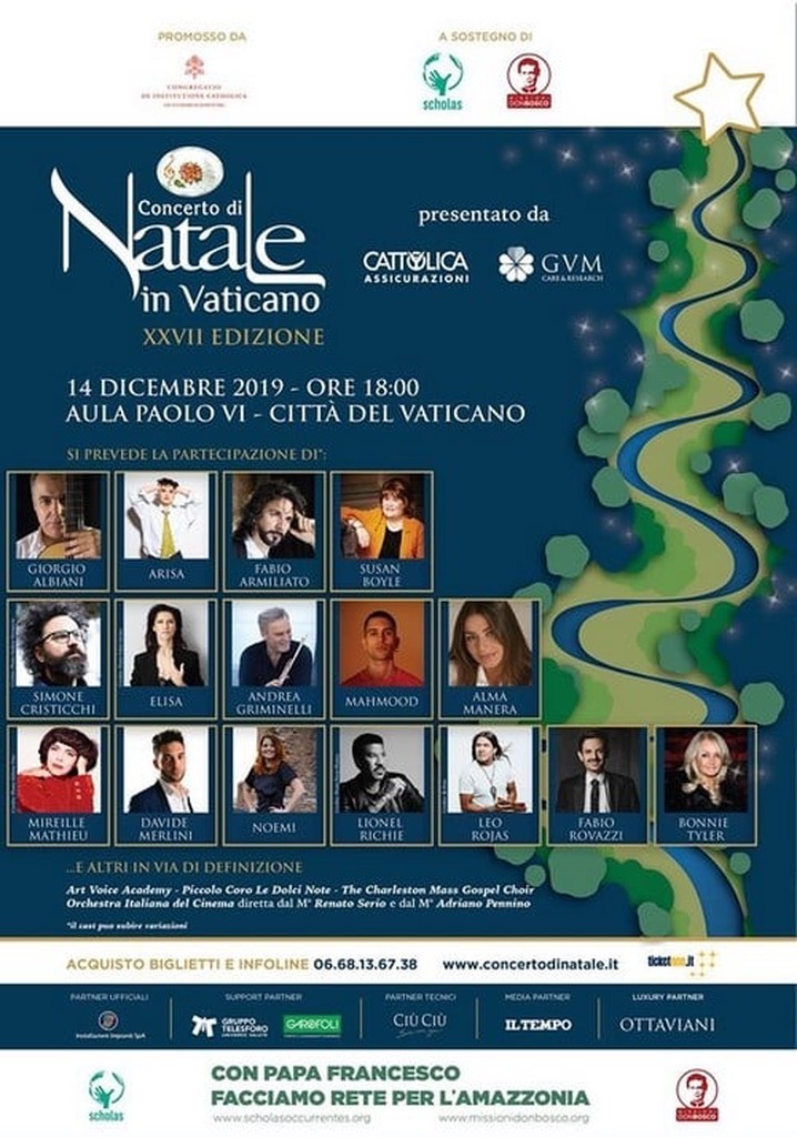 Concerto di Natale in Vaticano 2019