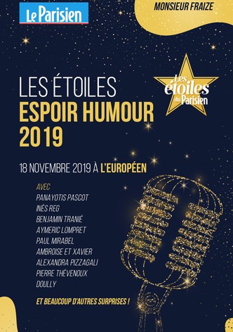 Les Etoiles Espoir Humour Du Parisien 2019