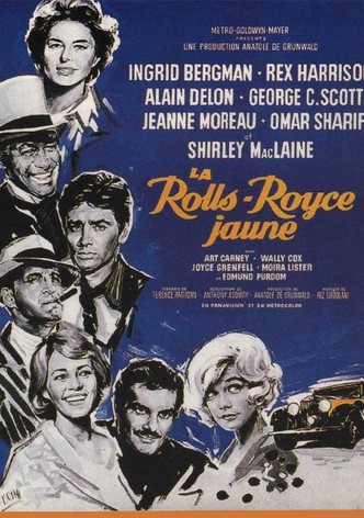 La Rolls-Royce jaune