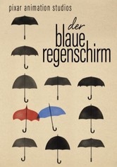 Der blaue Regenschirm