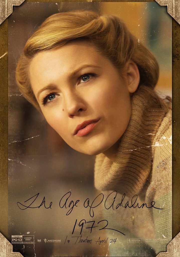The Age of Adaline streaming where to watch online?