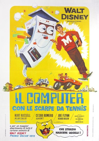 Il computer con le scarpe da tennis