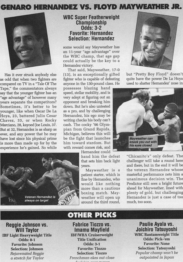 Floyd Mayweather Jr. vs. Genaro Hernández