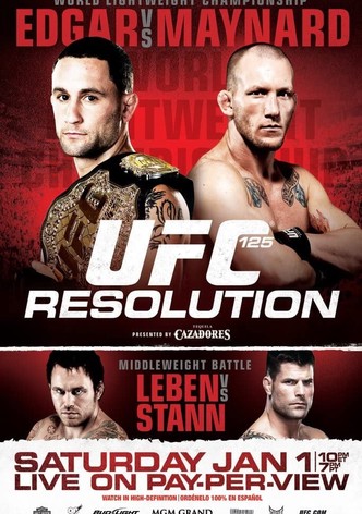 UFC 125: Resolution