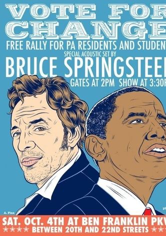 Bruce Springsteen: Vote For A Change Washington DC