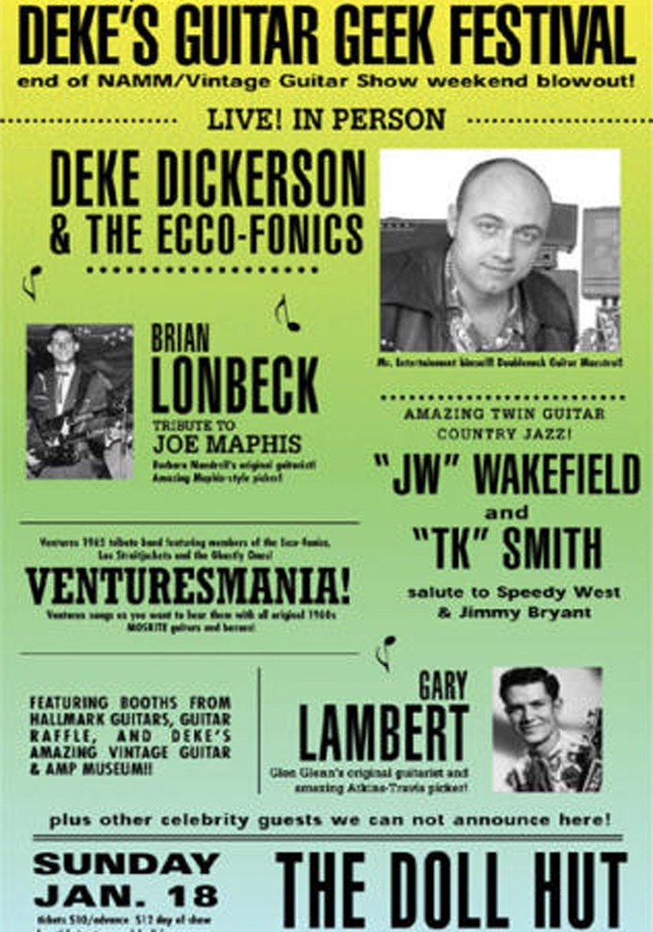 Deke's Guitar Geek Festival
