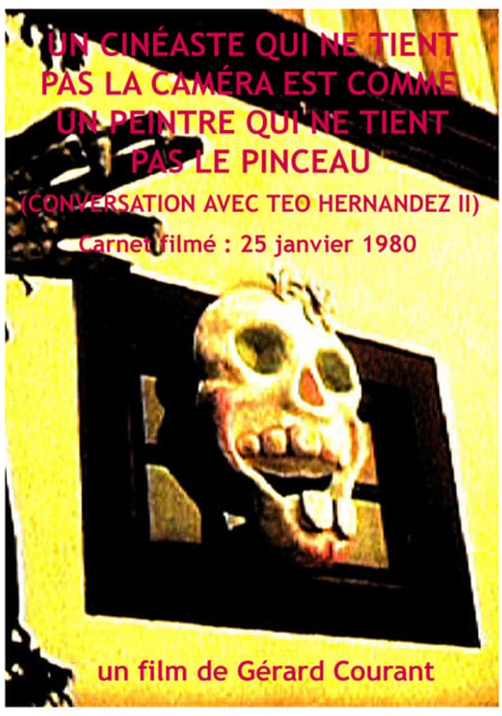 Un cinéaste qui ne tient pas la caméra est comme un peintre qui ne tient pas le pinceau (Conversation avec Teo Hernandez II) (Carnet Filmé: 25 janvier 1980)