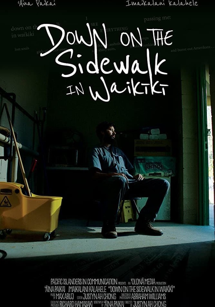 Down on the Sidewalk in Waikiki